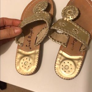 Jack Rogers gold size 12